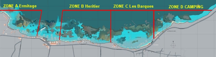 Carte des Zones